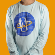 Load image into Gallery viewer, Light Blue UFO Long Sleeve T-Shirt